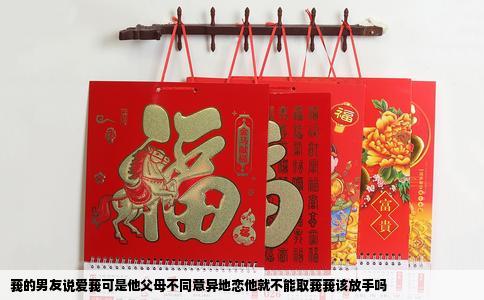 莪的男友说爱莪可是他父母不同意异地恋他就不能取莪莪该放手吗