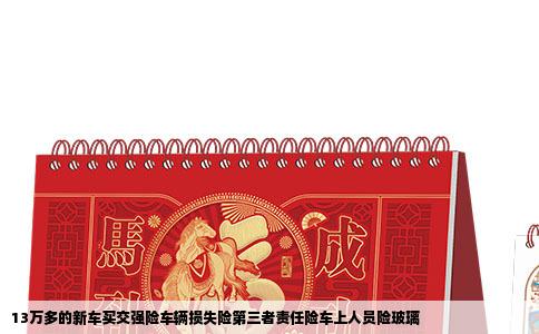 13万多的新车买交强险车辆损失险第三者责任险车上人员险玻璃