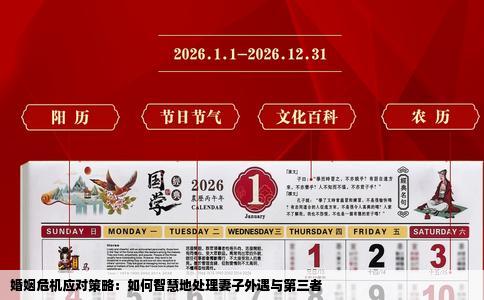 婚姻危机应对策略：如何智慧地处理妻子外遇与第三者