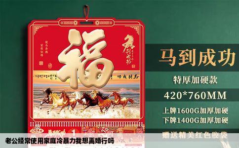 老公经常使用家庭冷暴力我想离婚行吗