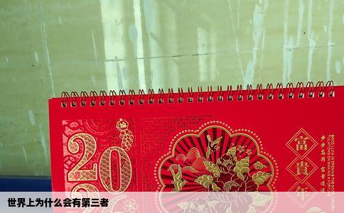 世界上为什么会有第三者