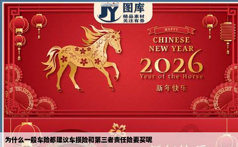 为什么一般车险都建议车损险和第三者责任险要买呢