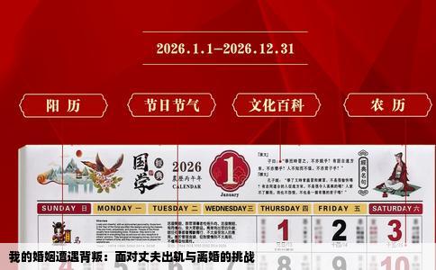 我的婚姻遭遇背叛：面对丈夫出轨与离婚的挑战