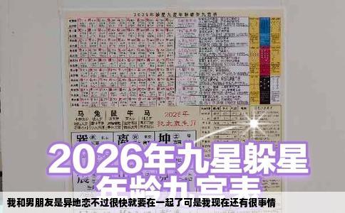 我和男朋友是异地恋不过很快就要在一起了可是我现在还有很事情