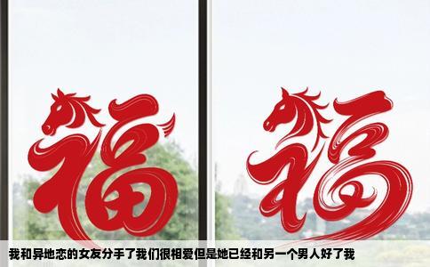 我和异地恋的女友分手了我们很相爱但是她已经和另一个男人好了我