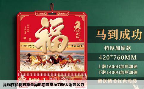 我现在和我对象是异地恋感觉压力好大啊怎么办