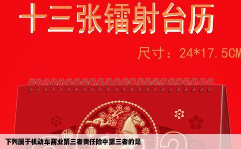 下列属于机动车商业第三者责任险中第三者的是