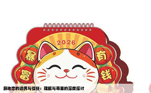 异地恋的边界与信任：理解与尊重的深度探讨