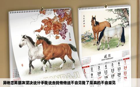 异地恋男朋友坚决说分手我说去找他他说不会见我了是真的不会来见