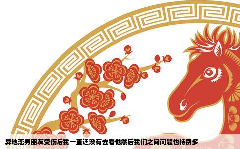 异地恋男朋友受伤后我一直还没有去看他然后我们之间问题也特别多
